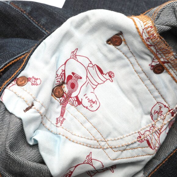 True Religion Rocco Dark Wash Slim Fit Jeans Men's Sz 28  Made in USA - Picture 10 of 13